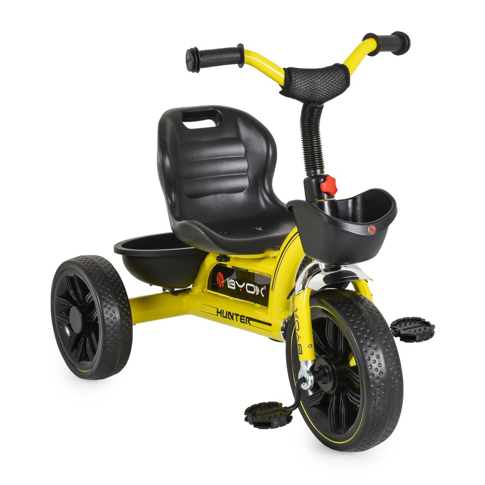 Η φωτογραφία δείχνει Παιδικό Tricycle Hunter,Byox— Διασκέδαση και ανάπτυξη σε ένα!Βασικά Χαρακτηριστικά:• Κατάλληλο από 3 ετών+ έως 25 κιλά.