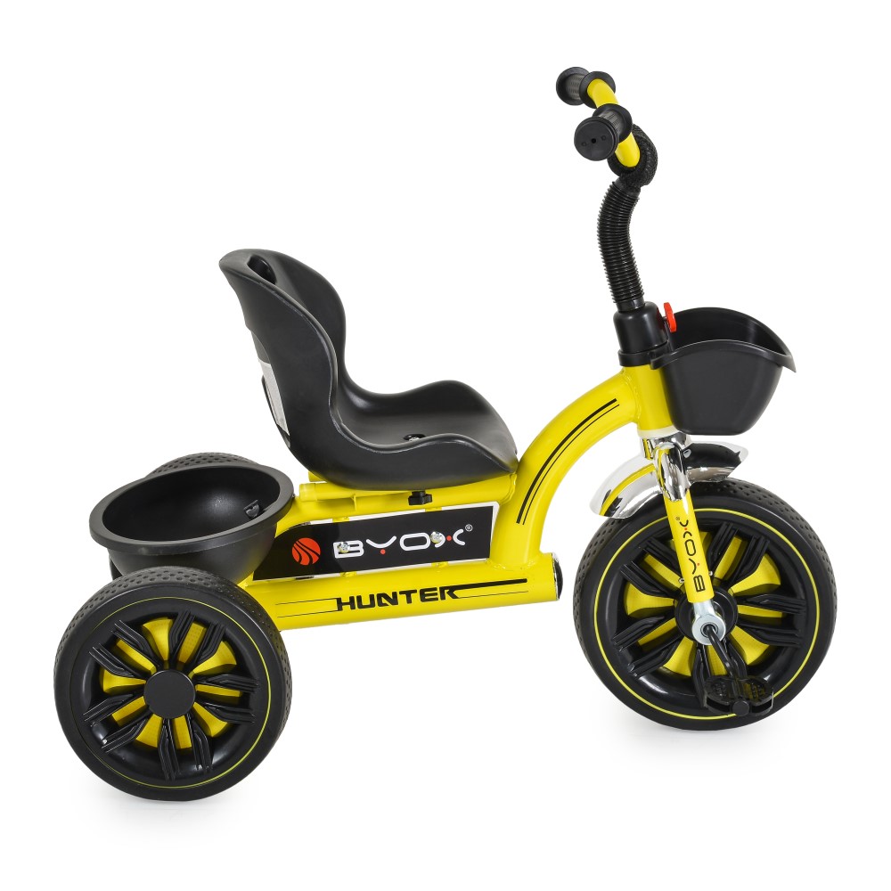 Η φωτογραφία δείχνει Παιδικό Tricycle Hunter,Byox— Διασκέδαση και ανάπτυξη σε ένα!Βασικά Χαρακτηριστικά:• Κατάλληλο από 3 ετών+ έως 25 κιλά.