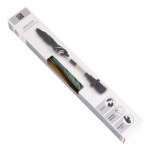 Η λαβή είναι εξοπλισμένη με ένα πλαστικό κλιπ στερέωσης που είναι συμβατό με τετράγωνα, στρογγυλά και οβάλ κουφώματα και κάνει την ομπρέλα ευέλικτη στην προσαρμογή της στο καρότσι.