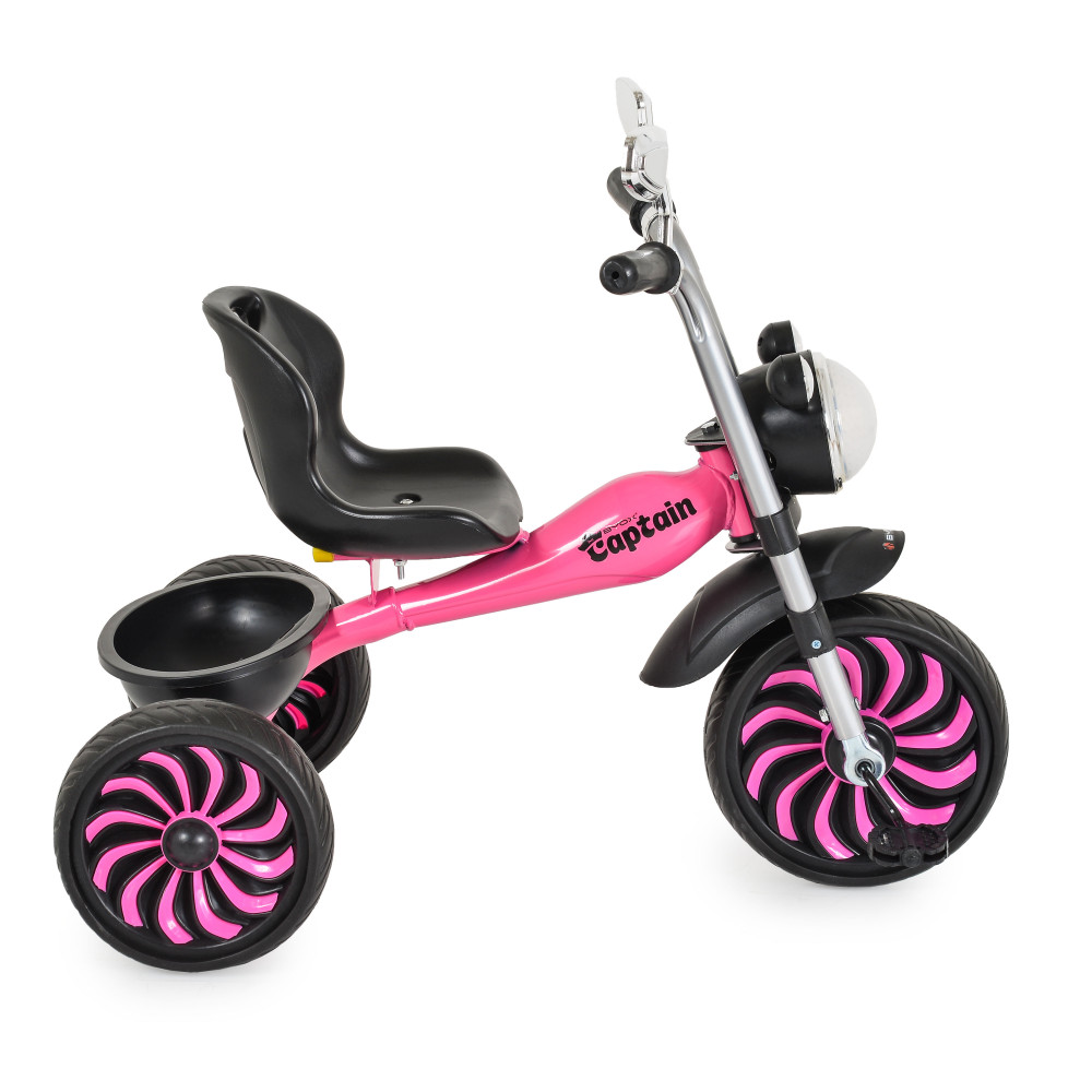 Η φωτογραφία δείχνει Παιδικό τρίκυκλο Captain,Byox — Διασκέδαση, άνεση και ανάπτυξη σε ένα! Κατάλληλο από 3 ετών + έως 25 κιλά.