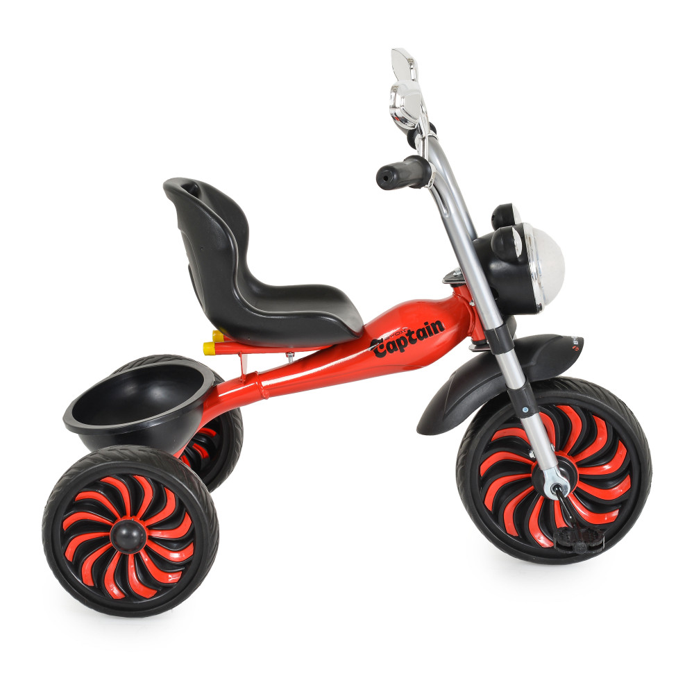 Παιδικό τρίκυκλο Captain,Byox — Διασκέδαση, άνεση και ανάπτυξη σε ένα! Κατάλληλο από 3 ετών + έως 25 κιλά.