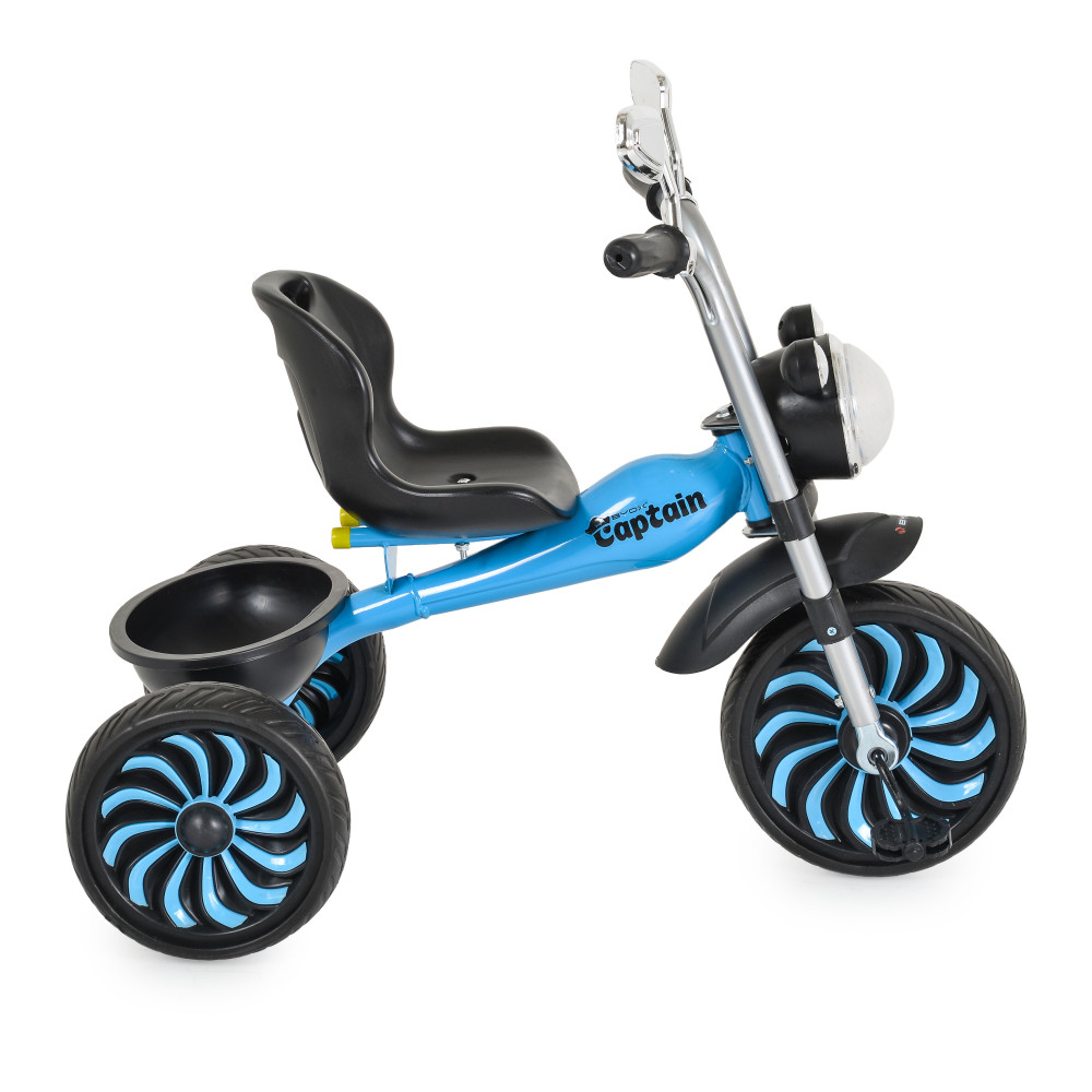 Παιδικό τρίκυκλο Captain,Byox — Διασκέδαση, άνεση και ανάπτυξη σε ένα! Κατάλληλο από 3 ετών + έως 25 κιλά.