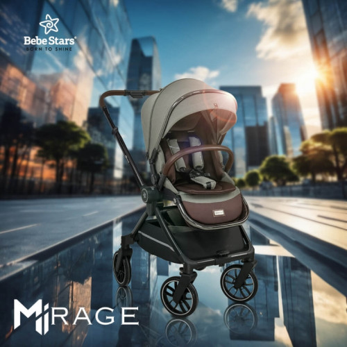 BEBE STARS ΠΟΛΥΚΑΡΟΤΣΙ MIRAGE 2 IN 1 OLIVE 331-189