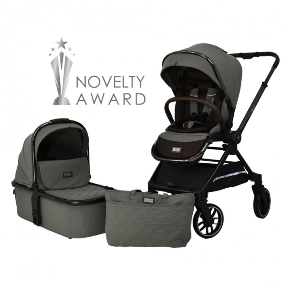 Η φωτογραφία δείχνει Μια εξαιρετική νέα προσθήκη ήρθε στην οικογένεια της Bebe Stars με σκοπό να διευκολύνει κάθε γονέα!Το Mirage 2 σε 1 πολυκαρότσι είναι στυλάτο, μοντέρνο, άνετο, ευέλικτο και όπως πάντα ποιοτικό  με την υπογραφή της Bebe Stars!Ο καινοτόμος αυτόματος μηχανισμός Quick –Twist το