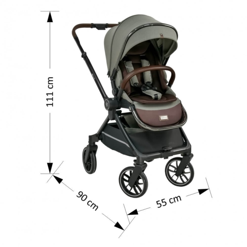 Η φωτογραφία δείχνει Μια εξαιρετική νέα προσθήκη ήρθε στην οικογένεια της Bebe Stars με σκοπό να διευκολύνει κάθε γονέα!Το Mirage 2 σε 1 πολυκαρότσι είναι στυλάτο, μοντέρνο, άνετο, ευέλικτο και όπως πάντα ποιοτικό  με την υπογραφή της Bebe Stars!Ο καινοτόμος αυτόματος μηχανισμός Quick –Twist το