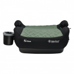 Η φωτογραφία δείχνει Το νέο booster i-Size της Bebe Stars είναι ένα κάθισμα που ανασηκώνει το παιδί στο κατάλληλο ύψος για τη σωστή εφαρμογή της ζώνης 3 σημείων του αυτοκινήτου στο σώμα του.