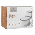 Η φωτογραφία δείχνει Το γιογιο Toilet σε σχήμα κανονικής τουαλέτας ήρθε με σκοπό να βοηθήσει την μετάβαση από την πάνα στην «κανονική τουαλέτα».