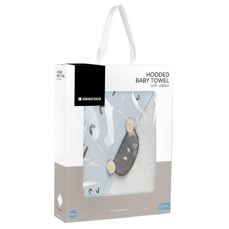 • Απαλή πετσέτα μωρού κατασκευασμένη από premium 100% βαμβακερό υλικό.