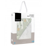 Η φωτογραφία δείχνει • Απαλή πετσέτα μωρού κατασκευασμένη από premium 100% βαμβακερό υλικό.