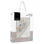 Η φωτογραφία δείχνει • Απαλή πετσέτα μωρού κατασκευασμένη από premium 100% βαμβακερό υλικό.