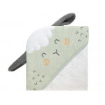 Η φωτογραφία δείχνει • Απαλή πετσέτα μωρού κατασκευασμένη από premium 100% βαμβακερό υλικό.