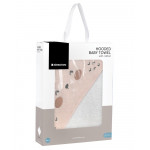 • Απαλή πετσέτα μωρού κατασκευασμένη από premium 100% βαμβακερό υλικό.
