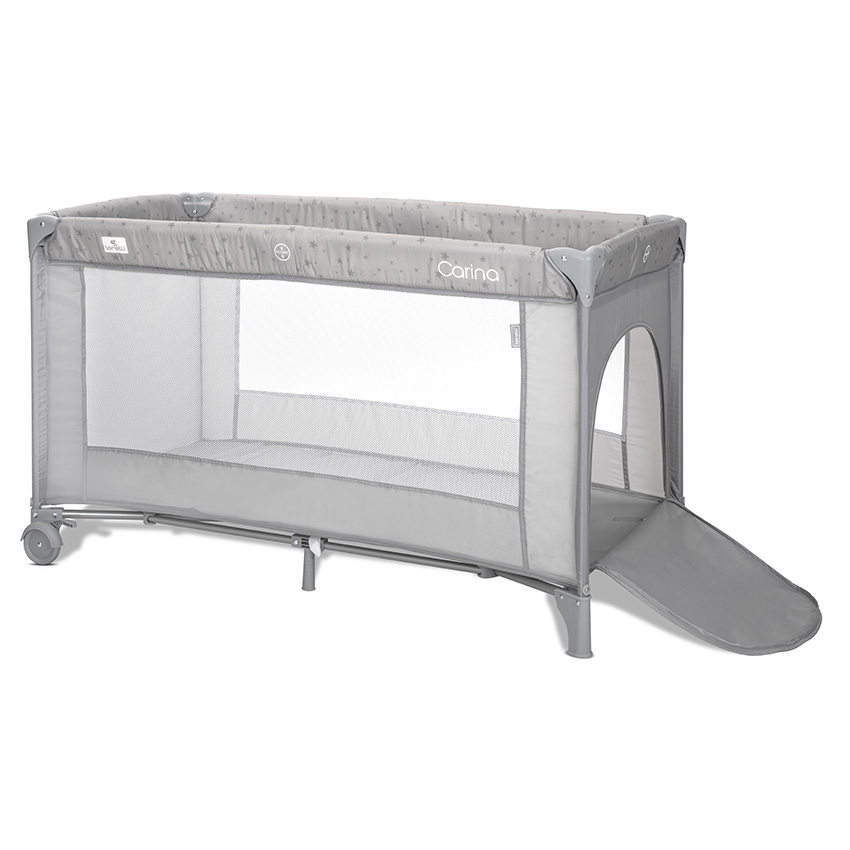 LORELLI ΠΑΡΚΟΚΡΕΒΑΤΟ 2 ΕΠΙΠΕΔΩΝ CARINA2 όροφος αφαιρούμενος με φερμουάρΑσφαλές μέρος για ύπνοΣτρώμα κατάλληλο μόνο για παιχνίδιΑναδιπλούμενο σε συμπαγές μέγεθοςΔιπλό σύστημα αναδίπλωσης ασφαλείαςΔιαθέτει πλαινό άνοιγμαΔιαθέτει ροδάκια από την μία πλευράΤσάντα μεταφοράςΔιαστάσεις: 126/66/76 cm