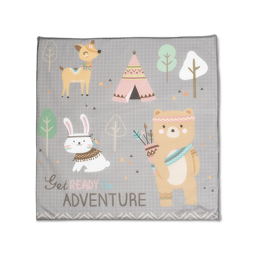 Η φωτογραφία δείχνει LORELLI ΠΑΡΚΟ ΣΕ ΔΙΑΣΤΑΣΕΙΣ 100x100 CMΑσφαλές μέρος για παιχνίδιΠλαϊνό άνοιγμα με φερμουάρΕύκολο στη μεταφοράΔιπλό σύστημα αναδίπλωσης ασφαλείαςΑναδιπλούμενο σε συμπαγές μέγεθοςΤο στρώμα του ενδείκνυται μόνο για παιχνίδιΤσάντα μεταφοράς