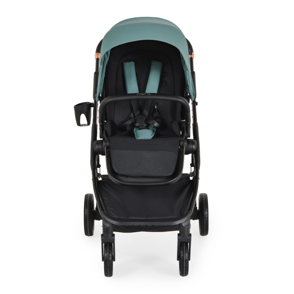 Η φωτογραφία δείχνει Το καρότσι Bingo της Moni είναι η τέλεια επιλογή για γονείς που αναζητούν άνεση, λειτουργικότητα και ασφάλεια.