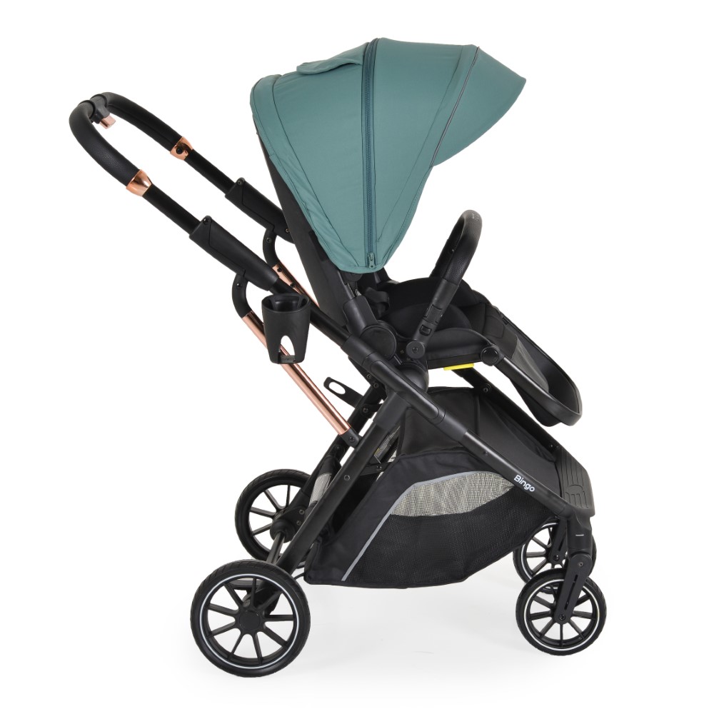 Η φωτογραφία δείχνει Το καρότσι Bingo της Moni είναι η τέλεια επιλογή για γονείς που αναζητούν άνεση, λειτουργικότητα και ασφάλεια.