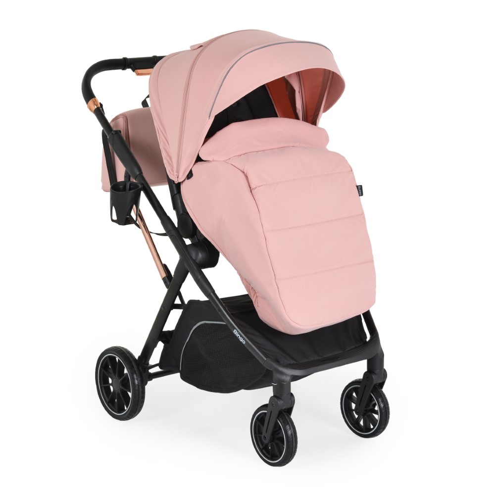 Η φωτογραφία δείχνει Το καρότσι Bingo 2-σε-1 της Moni είναι η τέλεια λύση για γονείς που αναζητούν άνεση, λειτουργικότητα και ασφάλεια.