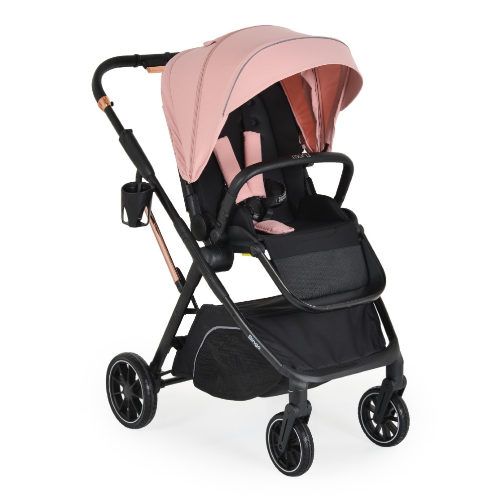 Η φωτογραφία δείχνει Το καρότσι Bingo 2-σε-1 της Moni είναι η τέλεια λύση για γονείς που αναζητούν άνεση, λειτουργικότητα και ασφάλεια.