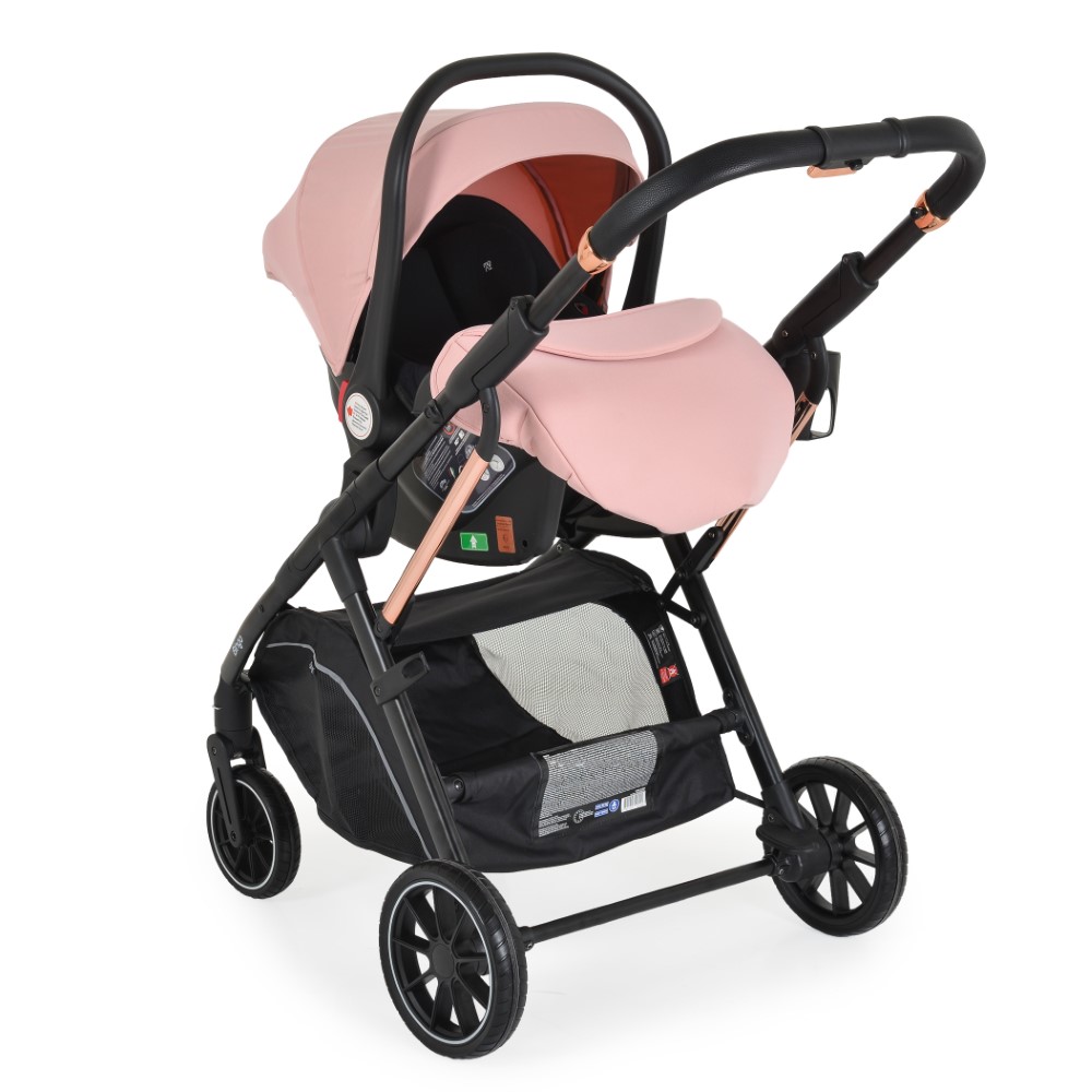 Η φωτογραφία δείχνει Το καρότσι Bingo 2-σε-1 της Moni είναι η τέλεια λύση για γονείς που αναζητούν άνεση, λειτουργικότητα και ασφάλεια.