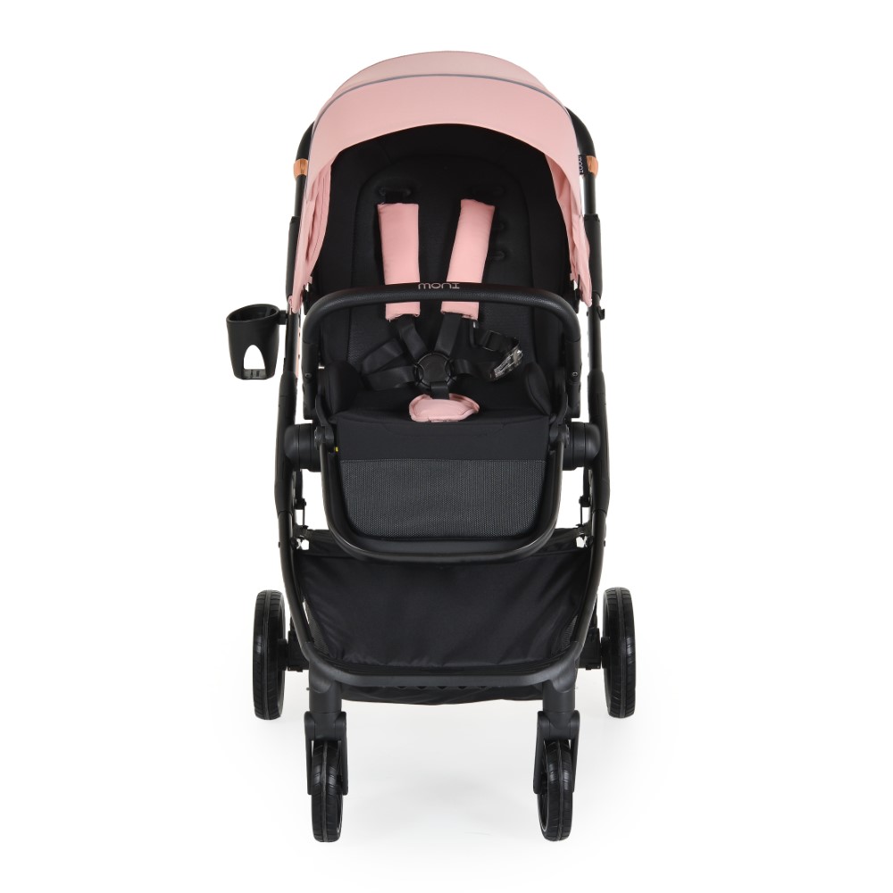 Η φωτογραφία δείχνει Το καρότσι Bingo 2-σε-1 της Moni είναι η τέλεια λύση για γονείς που αναζητούν άνεση, λειτουργικότητα και ασφάλεια.