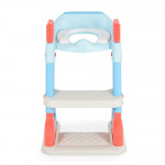 Εκπαιδευτικό κάθισμα τουαλέτας με σκάλα που επιτρέπει στα μικρά παιδιά να χρησιμοποιούν μια τυπική τουαλέτα ανεξάρτητα, παρέχοντάς τους άνεση, αυτοπεποίθηση και βοηθώντας τους να αναπτύξουν καλές συνήθειες υγιεινής.