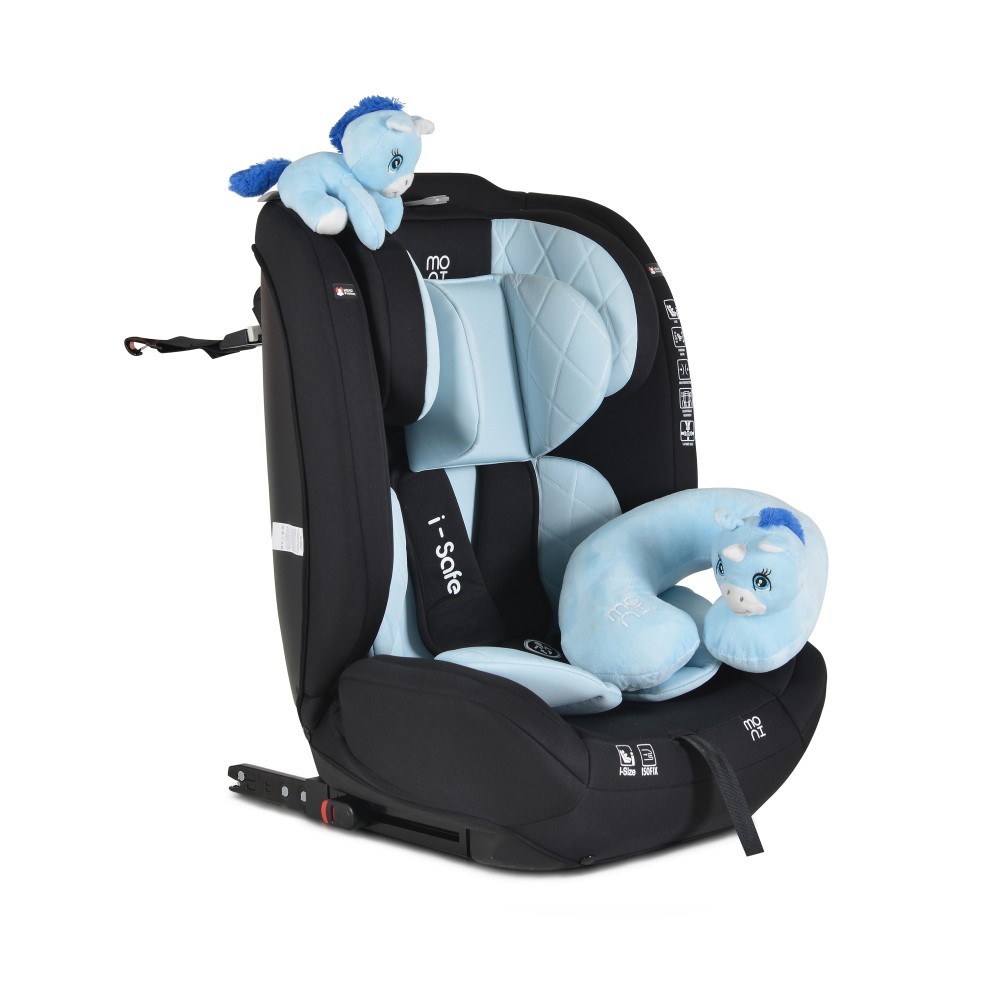 Το κάθισμα αυτοκινήτου I-safe είναι σχεδιασμένο για παιδιά με ύψος&nbsp;76-150 cm.
