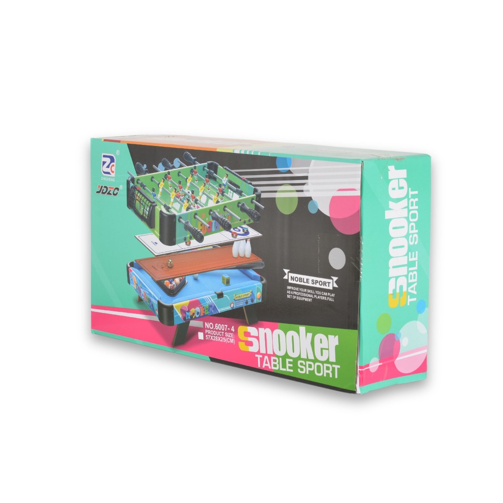 Διασκεδαστικό σετ που περιλαμβάνει 4 διαφορετικά δημοφιλή παιχνίδια με ρεαλιστικό σχεδιασμό που θα ενθαρρύνουν το παιδί σας να αναπτύξει επαγγελματικές δεξιότητες.