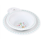 Η φωτογραφία δείχνει • Κατάλληλο για παιδιά 6m+;• Το σετ περιλαμβάνει ένα μπολ και ένα πιάτο.