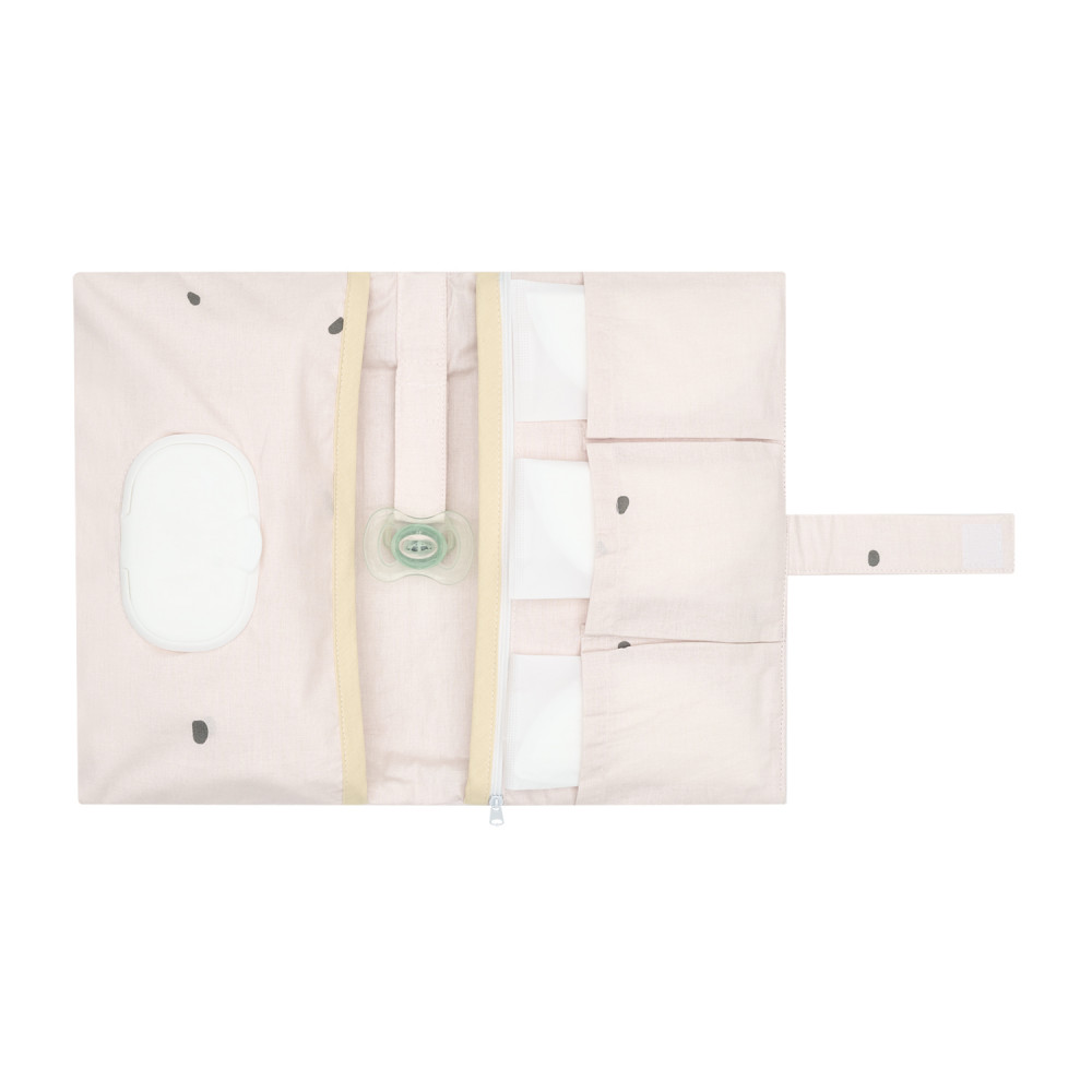 Η φωτογραφία δείχνει KIKKA BOO&nbsp;ΥΦΑΣΜΑΤΙΝΗ ΘΗΚΗ ΓΙΑ ΠΑΝΑ ΚΑΙ ΜΩΡΟΜΑΝΤΗΛΑ&nbsp;Υποδοχή πάνας κατασκευασμένη από 100% βαμβακερό υλικό.