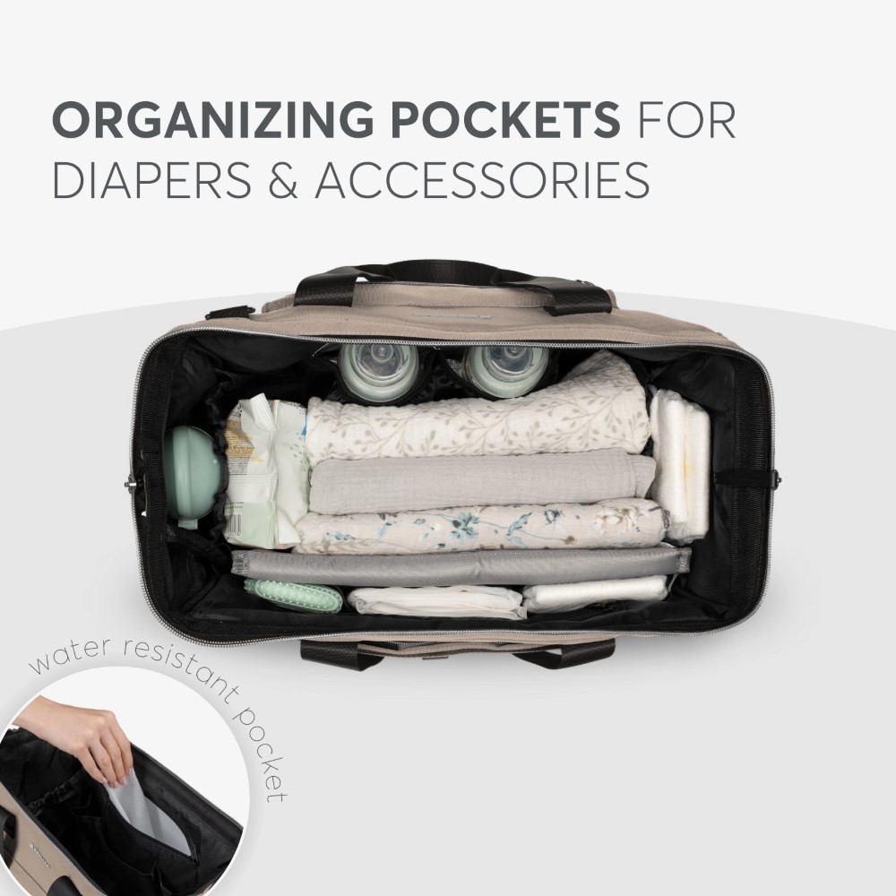 Η φωτογραφία δείχνει Βγείτε με στυλ και πρακτικότητα με τη μαμά τσάντα MAXI.