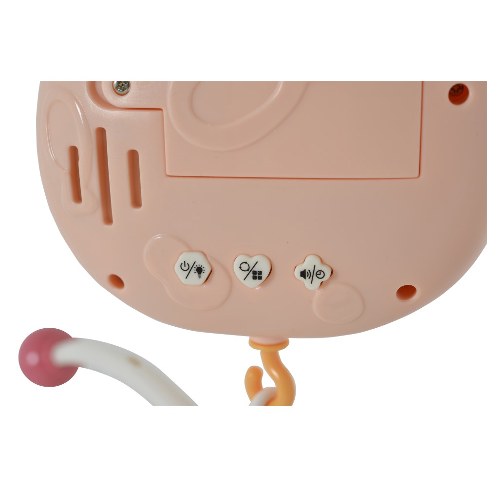 Η φωτογραφία δείχνει Το μουσικό περιστρεφόμενο «Penguin» είναι ένα πολυλειτουργικό παιχνίδι που προσφέρει ποικιλία μελωδιών, λευκό θόρυβο, απαλό φωτισμό και πολύχρωμη προβολή εικόνας.