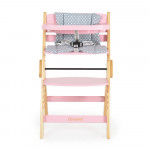 Το παιδικό ξύλινο καρεκλάκι Caramel έχει 3 επίπεδα καθίσματος και 6 επίπεδα στο υποπόδιο.