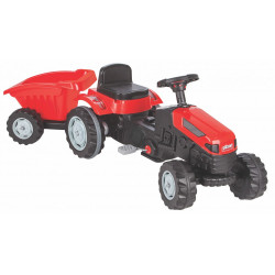 ΠΑΙΔΙΚΟ ΤΡΑΚΤΕΡ 07316 ΜΕ ΚΑΡΟΤΣΑ ΚΑΙ ΠΕΝΤΑΛ RED 8693461073168