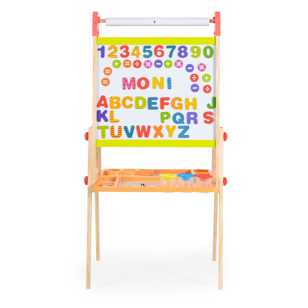 Ξύλινος πίνακας σχεδίασης διπλής όψης.