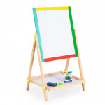 Η φωτογραφία δείχνει Ξύλινος πίνακας σχεδίασης διπλής όψης.