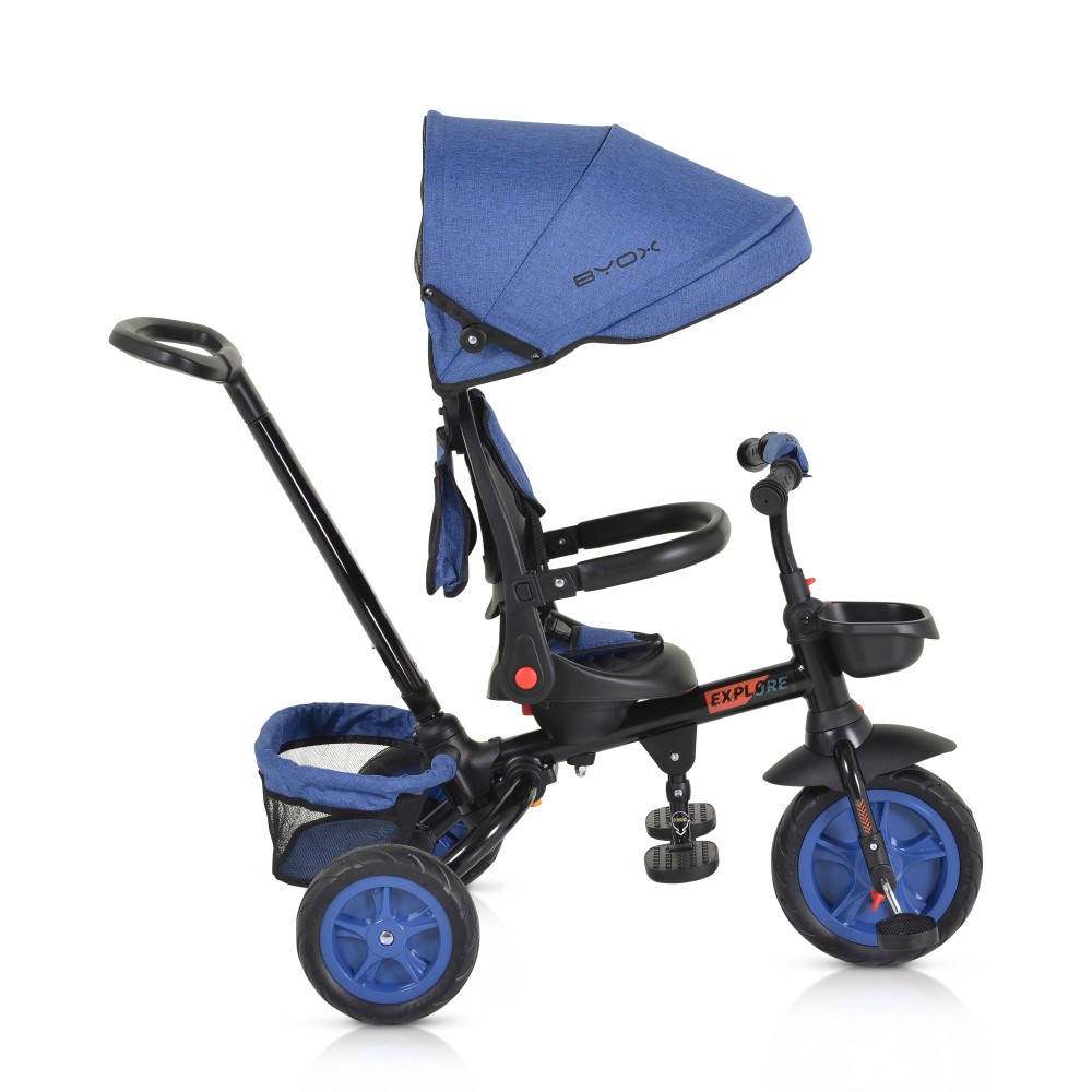 Παιδικό τρίκυκλο με αναδιπλούμενο τιμόνι της εταιρείας Byox.
