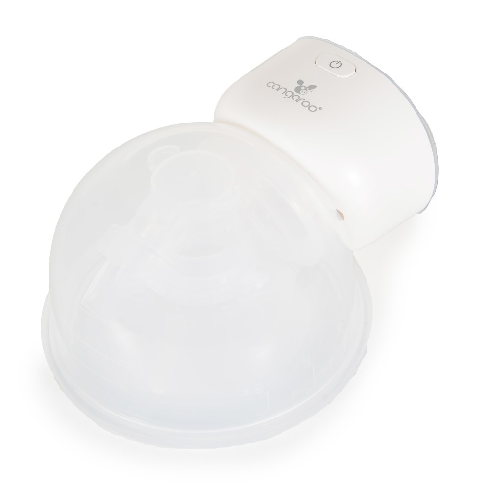 Η φωτογραφία δείχνει CANGAROO ΦΟΡΗΤΟ ΘΗΛΑΣΤΡΟ ELIRIA 3800146270841Wearable - τοποθετήστε την αντλία απευθείας στο στήθος σας και τοποθετήστε το σουτιέν σας πίσω στο στήθος σας.