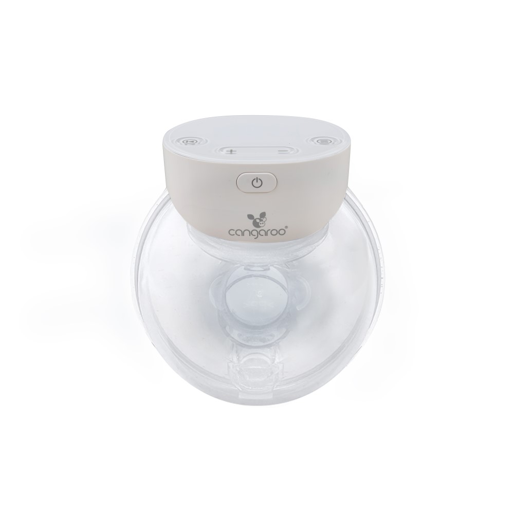 Η φωτογραφία δείχνει CANGAROO ΦΟΡΗΤΟ ΘΗΛΑΣΤΡΟ ELIRIA 3800146270841Wearable - τοποθετήστε την αντλία απευθείας στο στήθος σας και τοποθετήστε το σουτιέν σας πίσω στο στήθος σας.