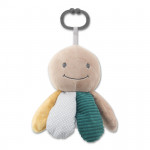 Μαλακό ύφασμαΕνσωματωμένη κουδουνίστραΔιαφορετικές υφέςΠαστέλ χρώματαΓάντζος για εύκολη προσάρτησηΚατάλληλο για αγκαλιά και καταπραϋντικό