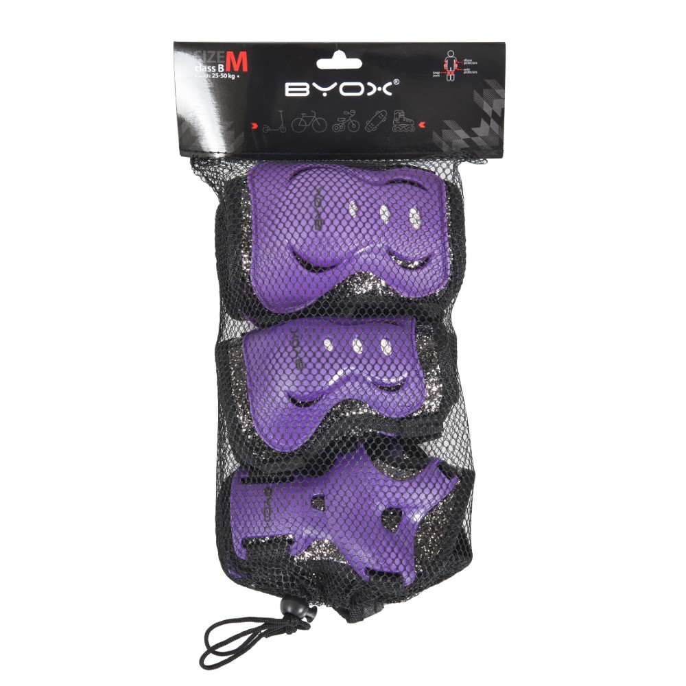 Παιδικό σετ προστατευτικών που αποτελείται απο&nbsp; επιγονατίδες, επιαγκωνίδες και προστατευτικά καρπού.