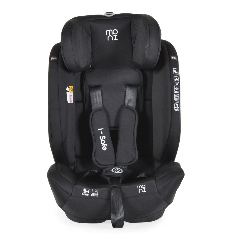 Η φωτογραφία δείχνει Το κάθισμα αυτοκινήτου I-safe είναι σχεδιασμένο για παιδιά με ύψος&nbsp;76-150 cm.