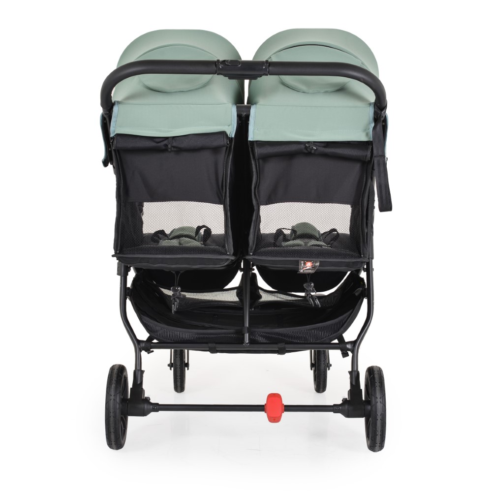 Καρότσι διδύμων της εταιρείας Kikka Boo με ισχυρό και ελαφρύ πλαίσιο αλουμινίου.