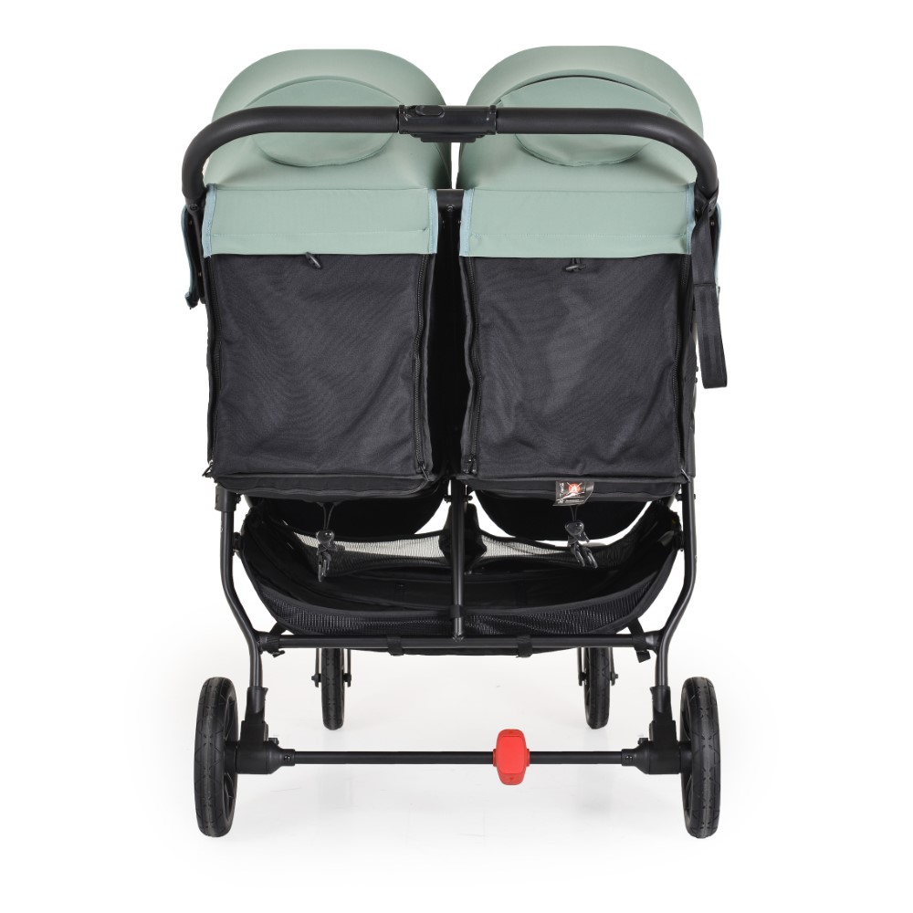 Καρότσι διδύμων της εταιρείας Kikka Boo με ισχυρό και ελαφρύ πλαίσιο αλουμινίου.