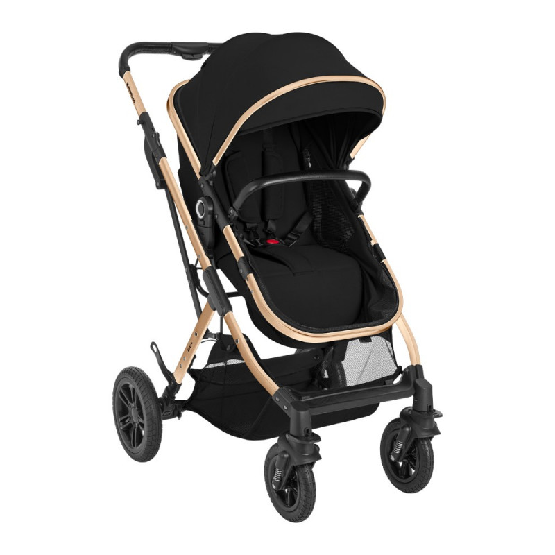 Καρότσι 3 σε 1 της εταιρείας Kikka Boo με ελαφρύ ατσάλινο σκελετό και εύκολο μετρατρέψιμο κάθισμα σε καλαθούνα.