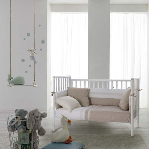 PALI ΒΡΕΦΙΚΗ ΚΟΥΝΙΑ FLIPPY WHITE-NATURAL 0127FLIBN