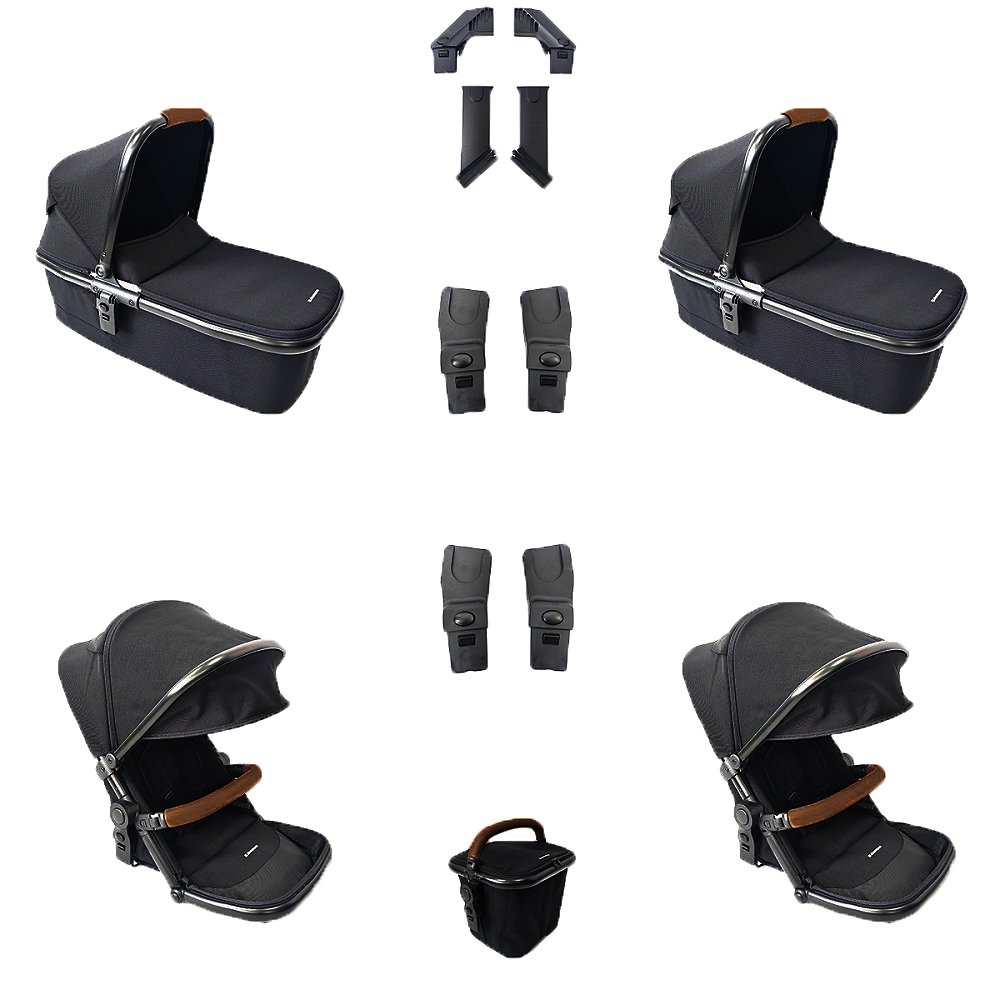 Καρότσι διδύμων με καλαθούνες της εταιρείας Kikka Boo.