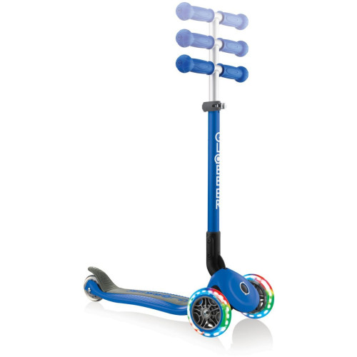 Globber Scooter Primo Foldable Lights Navy Blue (432-100-3)