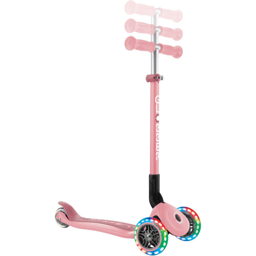 Globber Scooter Primo Foldable Lights Pastel Pink (432-211-3)