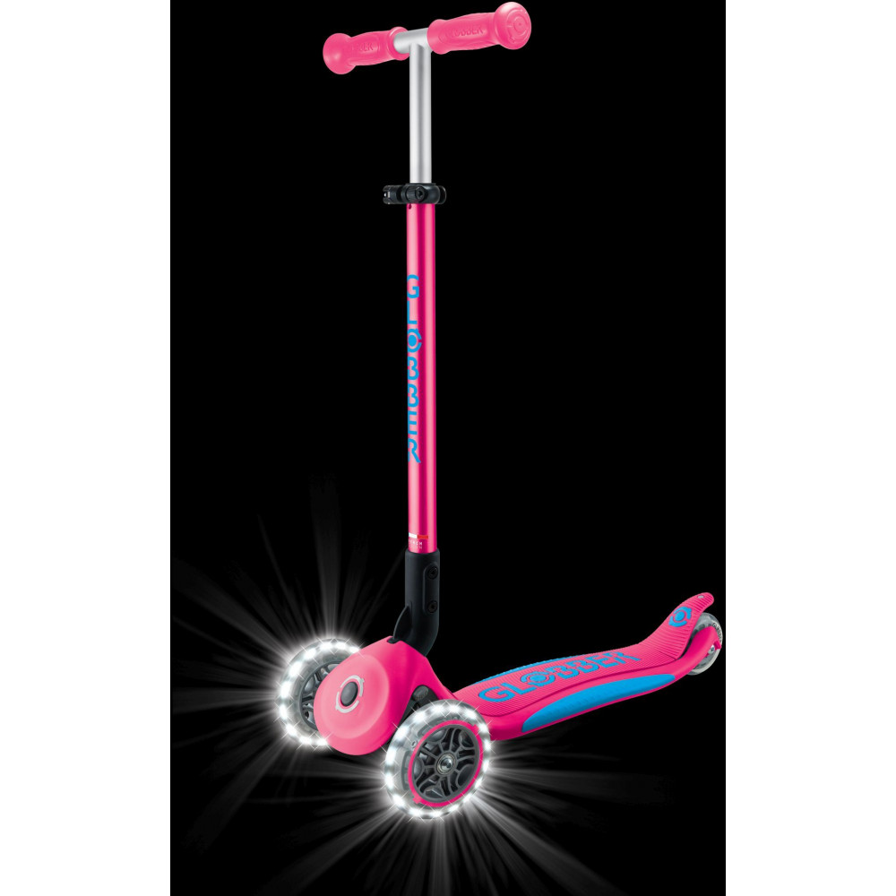 Globber Scooter Elite Lights V2 Fuchsia (439-610-3).