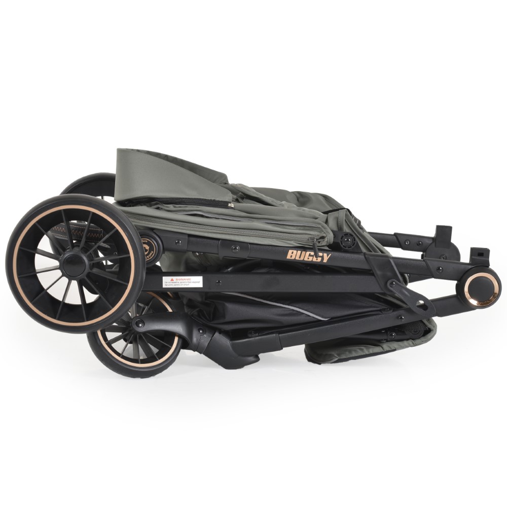 Καρότσι βόλτας μωρού της εταιρείας CangarooΓρήγορη, εύκολη και συμπαγής αναδίπλωση τύπου βιβλίου.